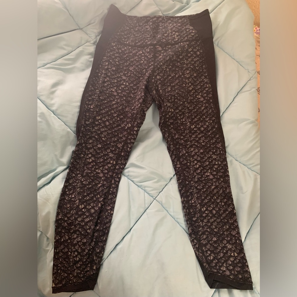 lululemon athletica Black Patterned Leggings